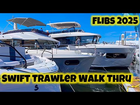 Видео: FLIBS 2025 — Экскурсия по траулерам Beneteau Swift 41 и 54