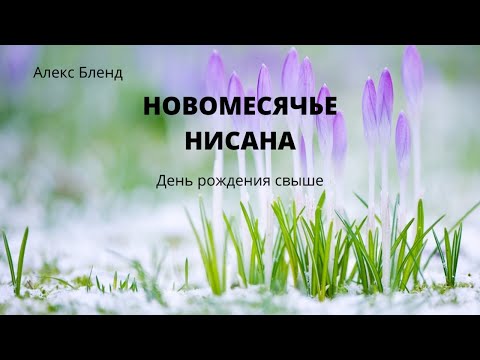 Видео: Новомесячье Нисана. День рождения свыше. Старый урок