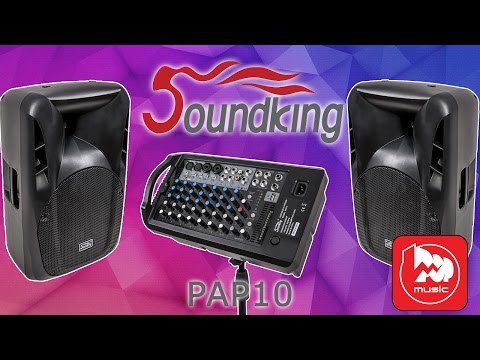 Видео: SOUNDKING PAP10 - звукоусилительный комплект