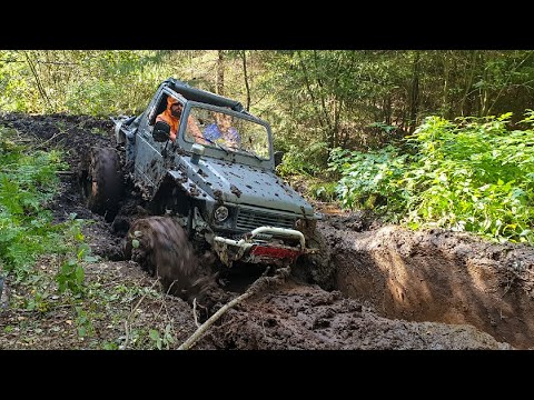 Видео: Смотрим кто лучше Сузуки Самурай на 42 или Кракен на 54 колесах