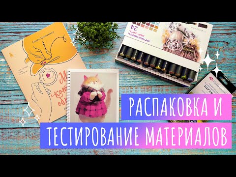 Видео: ✨Распаковка и тестирование материалов от Передвижника✨