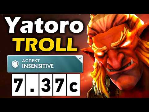 Видео: Яторо на Тролле, Создал чудовище! - Yatoro Troll Warlord 7.37 ДОТА 2