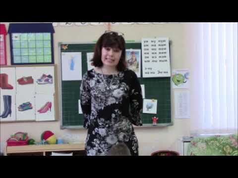 Видео: Логопедическое занятие в старшей группе "Звук М. Буква М".