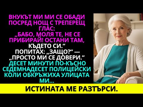 Видео: Внукът ми се обади посред нощ с треперещ глас: „Бабо, моля те, не си тръгвай…“