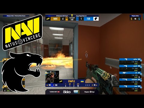 Видео: NAVI против FURIA | NUKE l IEM Katowice 2022