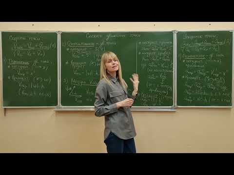 Видео: Кинематика. Сложное движение точки. Формулы для определения абсолютной скорости и ускорения точки.