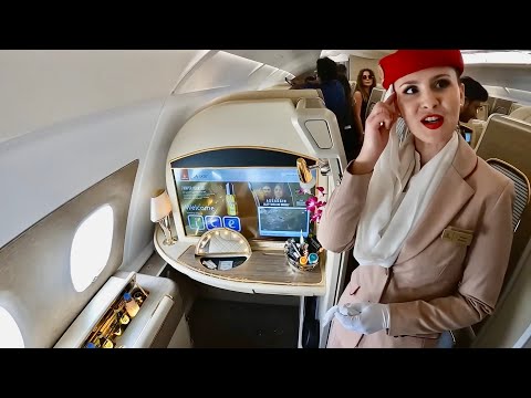 Видео: НОВЫЙ салон самолёта EMIRATES A380 | Полная презентация салона и планера