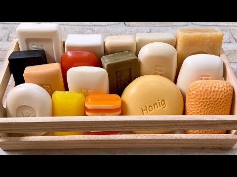 Видео: ASMR soap cutting 💛 Резка мыла АСМР
