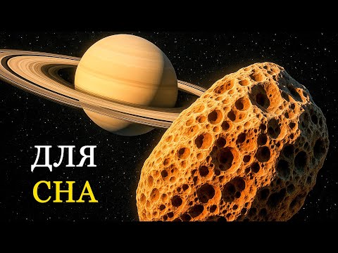 Видео: Сатурн с его лун: Путешествие к планете колец – Для сна