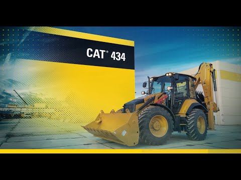 Видео: Экскаваторы-погрузчики Cat® 434 и 428 | Обзор