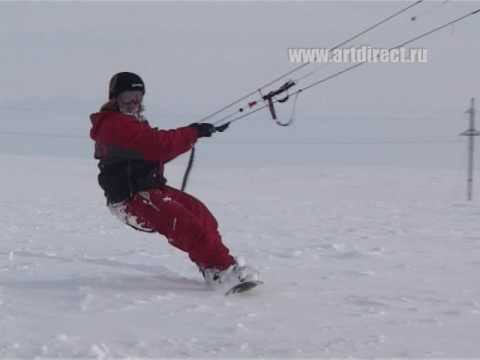Видео: Сноукайтинг  Урок 13  Ускорение и торможение доской