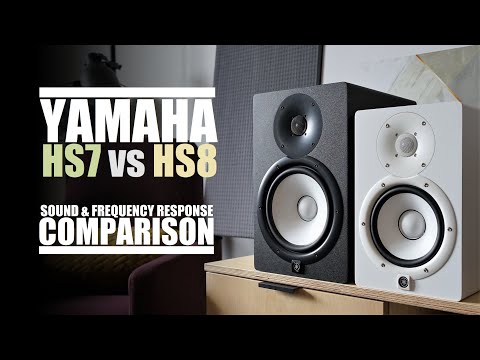 Видео: Yamaha HS7 против Yamaha HS8 || Сравнение звука и частотных характеристик