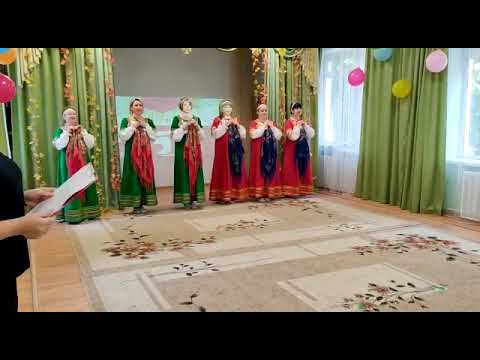 Видео: Русский народный танец с платками, МБДОУ детский сад 14, рп. Нахабино , Красногорский район, МО
