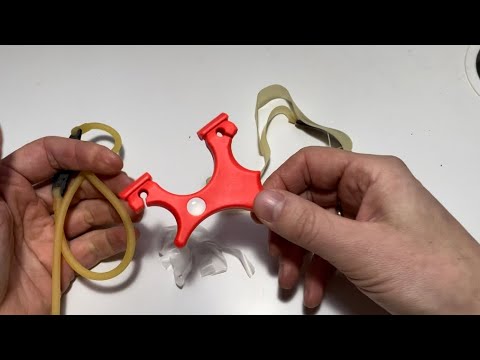 Видео: Распаковка и обзор пластиковой рогатки