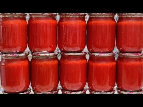 Видео: СУПЕР Густая Томатная ПАСТА! Без Изнурительной  3-х часовой варки!
