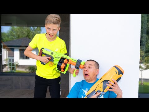 Видео: Проучил  ХРИПЛОГО...NERF -  REBOOT.