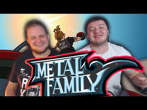 Видео: РЕАКЦИЯ НА МЕТАЛ ФЕМЕЛИ | Metal family (animated music video)