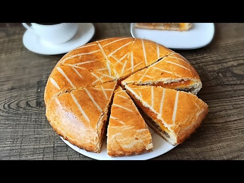 Видео: Домашний двухслойный пирог с орехами и курагой. Лёгкий рецепт | Готовим с Ангелиной