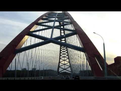 Видео: Бугринский мост Новосибирск, 30 09 16