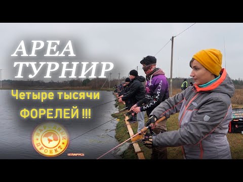 Видео: Форель на спиннинг!  Четыре тысячи форелей и 71 участник ареа турнира | Ловля на скорость!