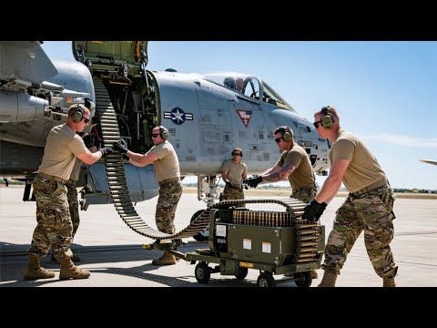 Видео: Венесуэла в шоке: американский истребитель A-10 Warthog испытывает новую 30-мм противотанковую систе