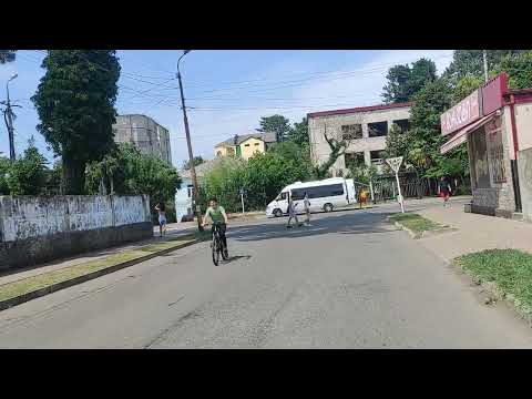 Видео: Грузия.Кобулети.Улица 9 апреля..