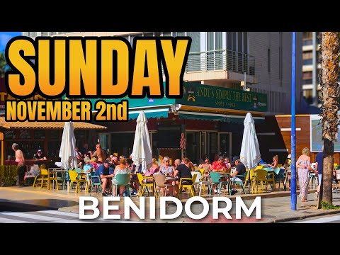 Видео: БЕНИДОРМ - воскресная прогулка по Стрипу!