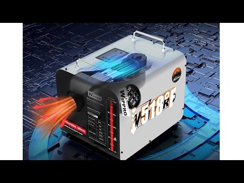 Видео: Дизельный обогреватель WIPPRO мощностью 8 кВт