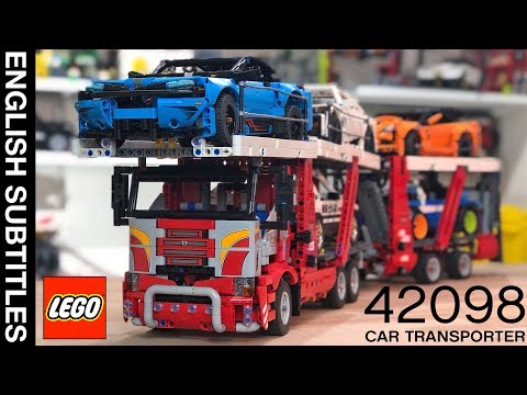 Видео: ОБЗОР 42098 ЛЕГО Техник Автовоз 2019