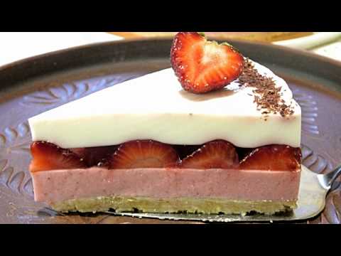 Видео: Клубничный ЖЕЛЕЙНЫЙ ТОРТ без выпечки./Cake jelly