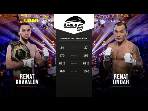 Видео: Ренат Хавалов vs Ренат Ондар | #EagleFC51