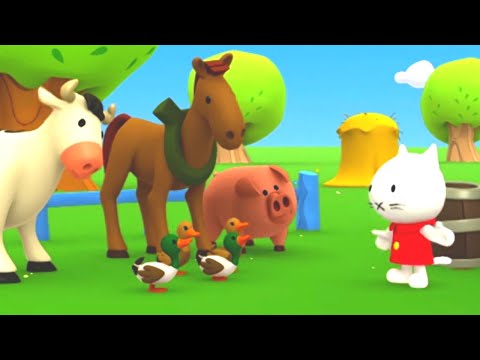 Видео: Мусти - Лето в деревне 🐣🐴 🐷 с Мусти - Сборник мультиков для малышей