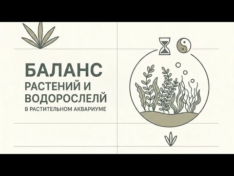Видео: Баланс растений и водорослей в растительном аквариуме