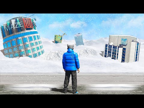 Видео: ВЫЖИВАНИЕ В ОГРОМНОМ СНЕЖНОМ ШТОРМЕ! КАК ПЕРЕЖИТЬ КОНЕЦ СВЕТА В ГТА 5!