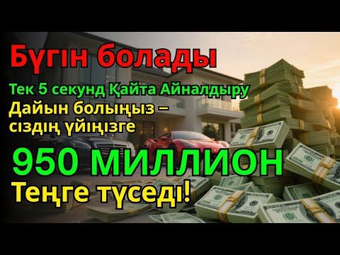 Видео: 950 МИЛЛИОН ТЕҢГЕ ҮЙІҢЕ КЕЛЕДІ, ОСЫ МӘШҺҮР ДҰҒАНЫ ТЫҢДАУДАН КЕЙІН | АҚША ШАҚЫРУ ДҰҒАСЫ! Powerful Dua