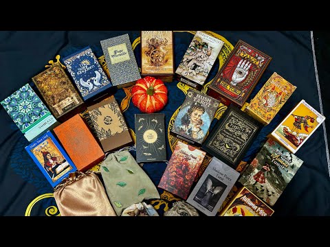 Видео: Подборка Осенних колод Таро🍁🍂🍄🍂🍁 My Autumn Tarot Deck.