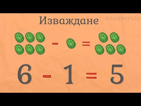Видео: Събиране и изваждане на цифрата 6 - Математика 1 клас | academico