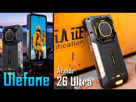 Видео: Анонс Ulefone Armor 26 Ultra! Смартфон з камерою 200 Мпікс., динаміком 121 дБ, 15600 мАг, 120 Вт