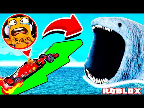 Видео: САМЫЕ БЫСТРЫЕ ПРЫЖКИ В МИРЕ С РАМПЫ В ВОДУ! НУБ И ПРО ВИДЕО ROBLOX Car Ramp Jump