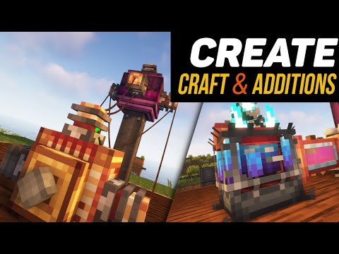 Видео: Гайд по Create Crafts & Additions 1.18.2-1.20.1 Электромотор. Обзор всех механизмов (minecraft java)