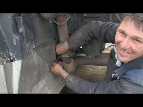 Видео: замена гофры и глушителя на камазе 6460