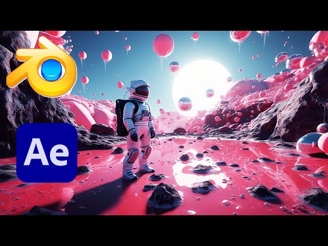 Видео: Изучите композитинг в Blender и After Effects за 10 минут!