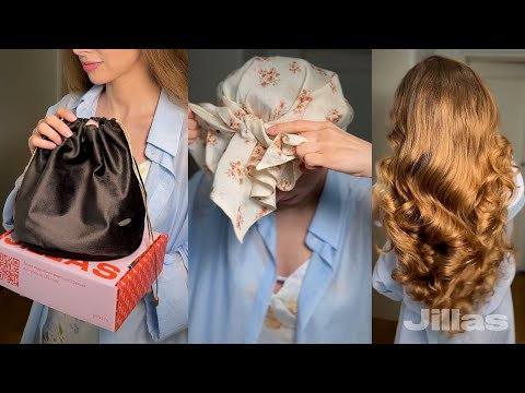 Видео: Как закручивать волосы на бигуди jillas for sleep #jillas #укладка #волосы