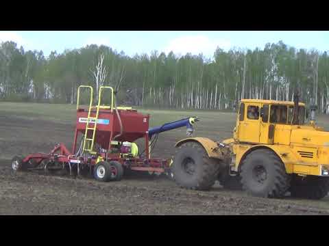 Видео: К 701 и Урал-5557. Посевная продолжается.