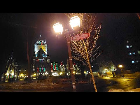 Видео: Мистическая прогулка по ночному городу #жизньвканаде #quebec
