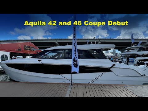 Видео: Дебют Aquila 42 и 46 Coupe