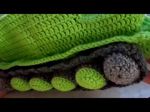 Видео: Тапки танки. Вязание крючком. Детские тапки. Часть 5/5