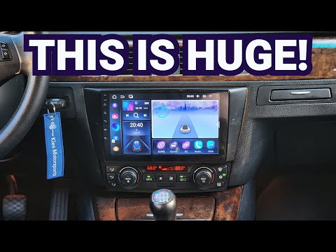 Видео: Установка и обзор магнитолы с сенсорным экраном BMW E90 | Эонон E90A13 #Эонон #e90