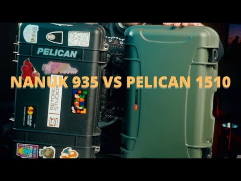 Видео: Nanuk 935 против Pelican 1510 с чехлом Trekpak Insert Carry On Case