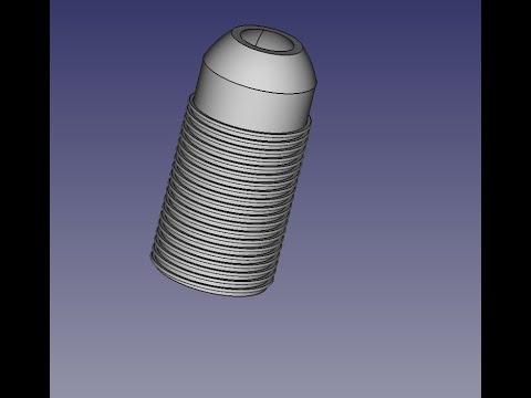 Видео: FreeCad Резьба